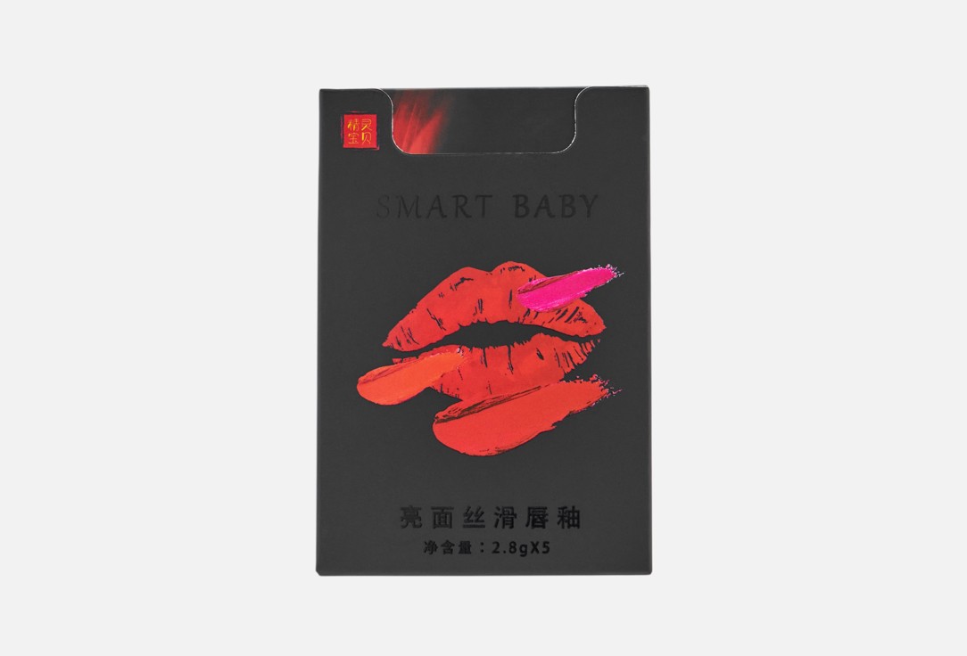 

Набор жидких матовых губных помад-муссов SMART BABY, VELVET FIRE 14 г