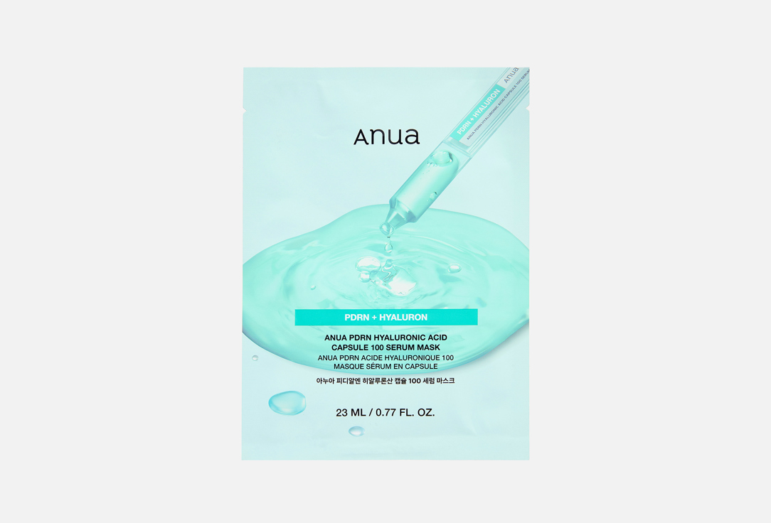 

тканевая маска для лица ANUA, PDRN HYALURONIC ACID CAPSULE 100 1 шт