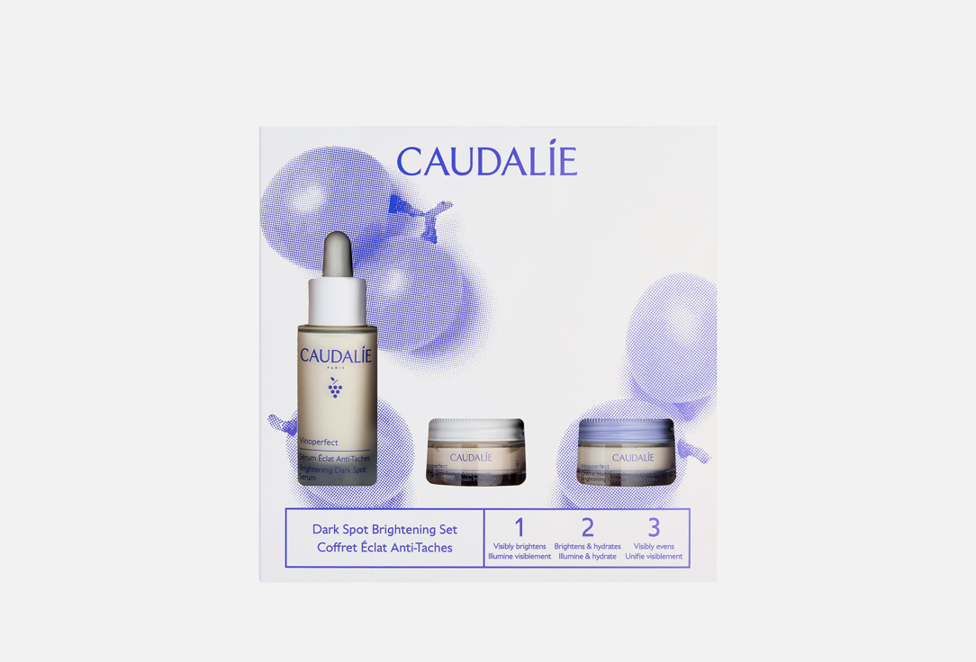 

Набор для ухода за кожей лица CAUDALIE, Vinoperfect 3 шт
