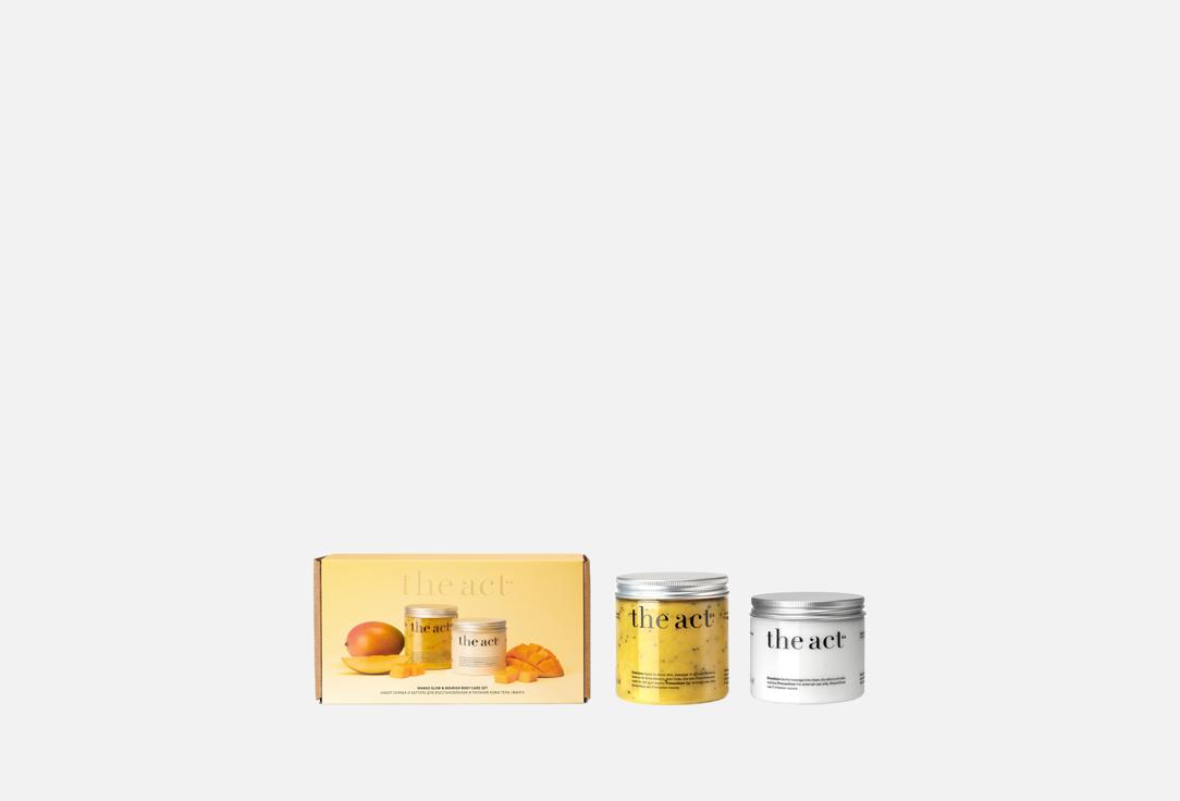 Изображение товара Подарочный набор для ухода за телом с ароматом манго скраб и баттер 300 г и 180 г