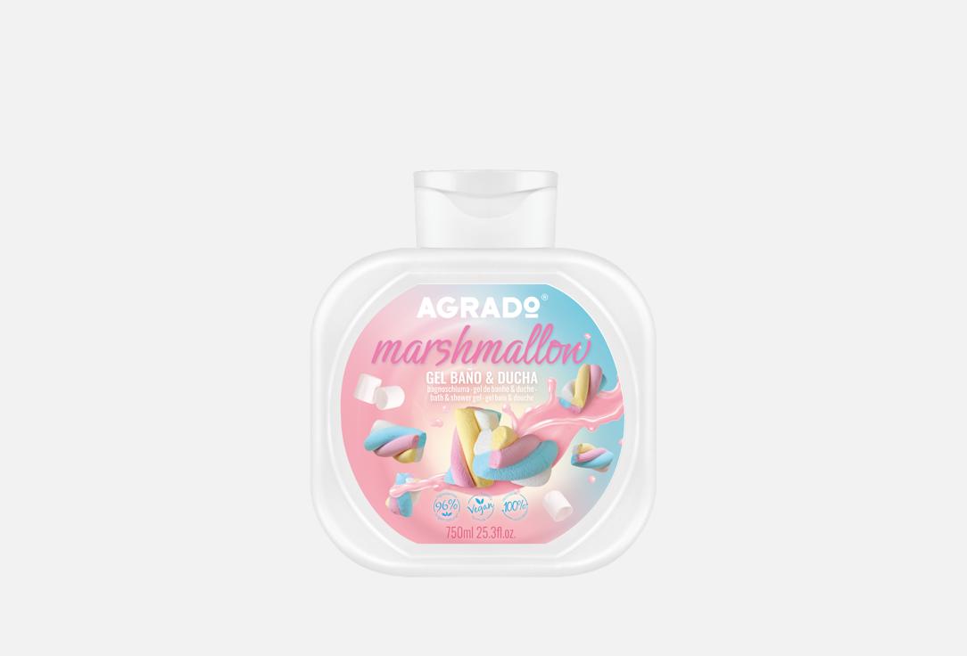 Изображение товара Гель для душа AGRADO marshmallow 750 мл с ароматом ванили и сахарной пудры