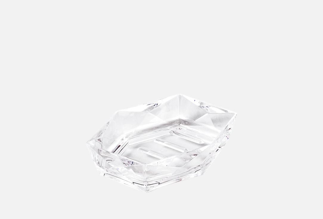 Изображение товара Мыльница DeNASTIA BASIC Crystal из акрилового пластика для ванной недорого