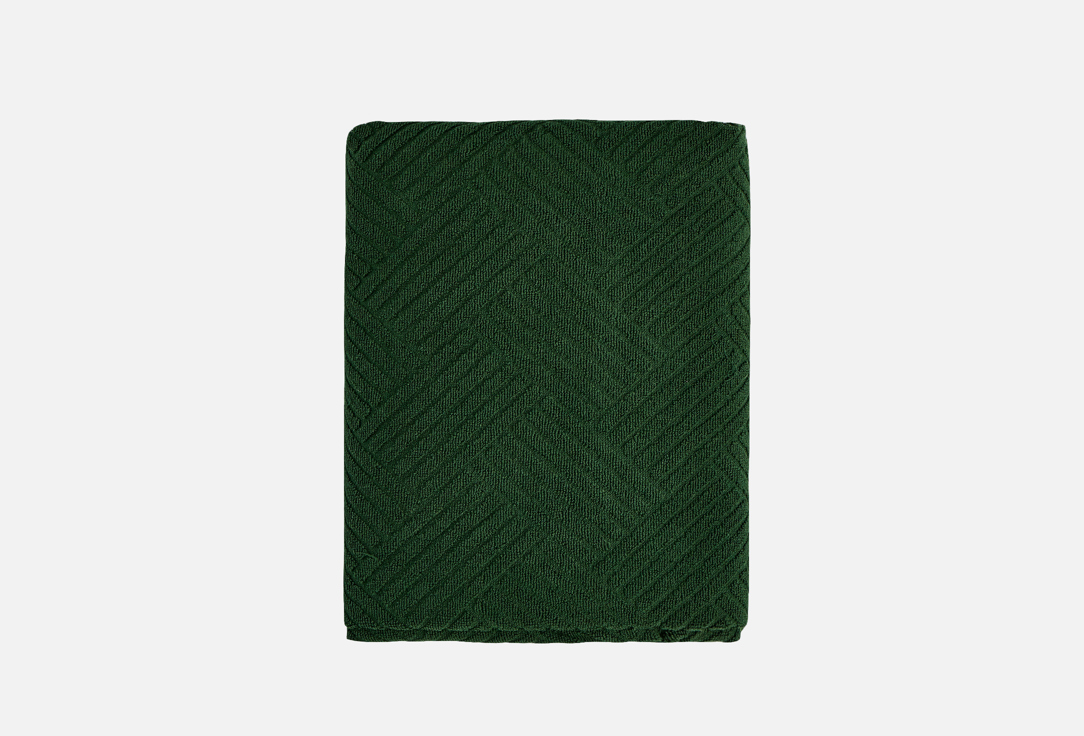 Махровая простыня DENASTIA BASIC, жаккардовая 150x200