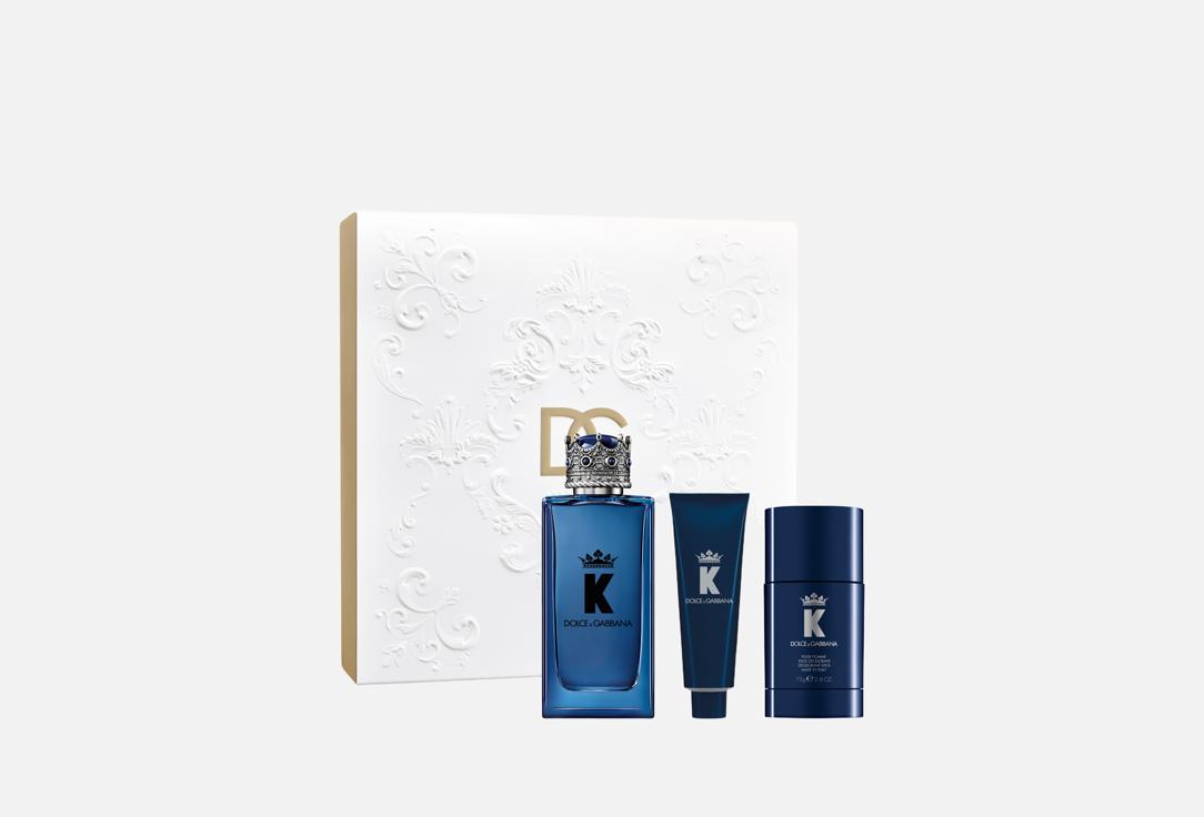 

подарочный парфюмерный набор DOLCE & GABBANA, K POUR HOMME 3 шт