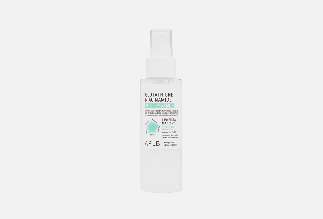 

Эссенция-мист для лица APLB, GLUTATHIONE NIACINAMIDE 105 мл