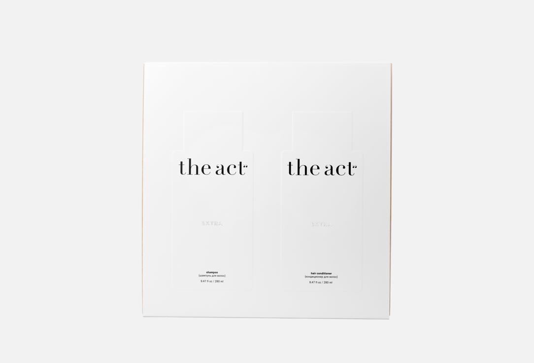 Изображение товара Комплект для ухода за волосами The Act Extra - шампунь и кондиционер для всех типов волос