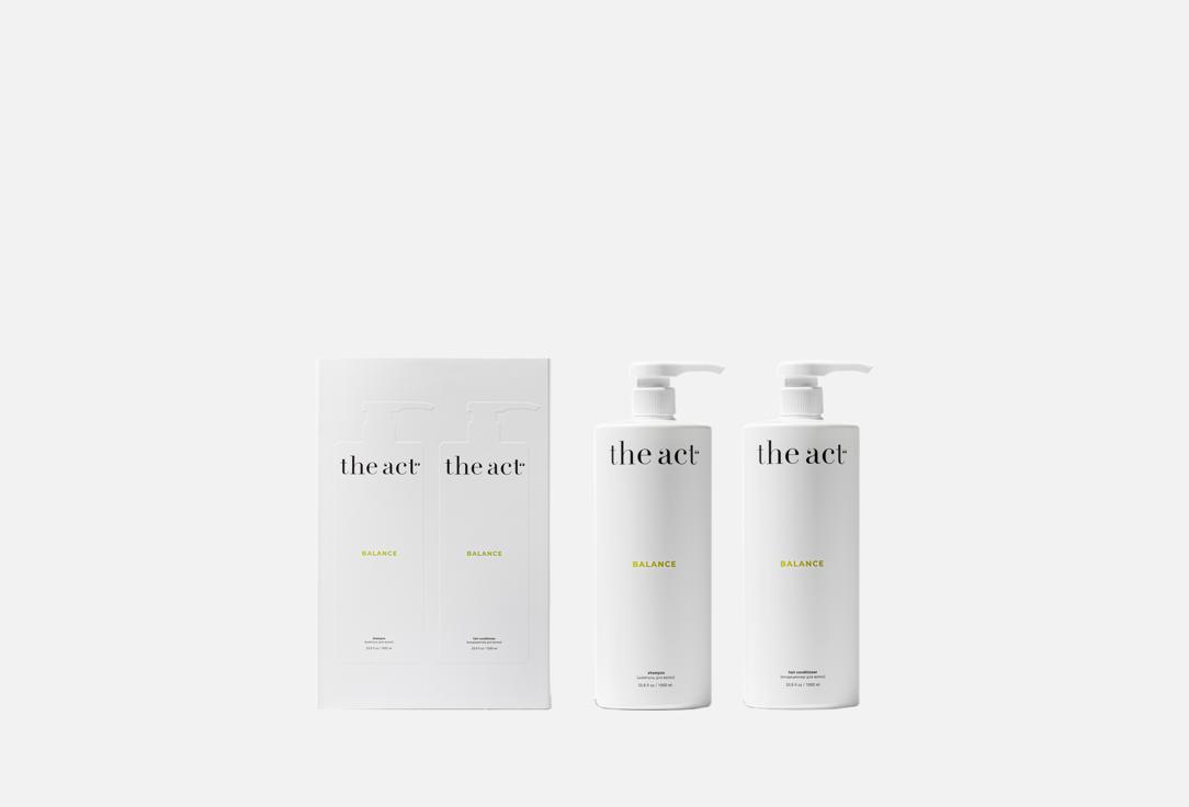 Изображение товара Набор для ухода за волосами The Act Balance с шампунем и кондиционером 1000 мл