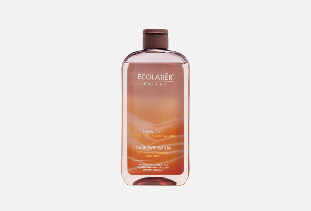 Гель для душа ECOLATIER Османтус, Персик, Жасмин 400 мл