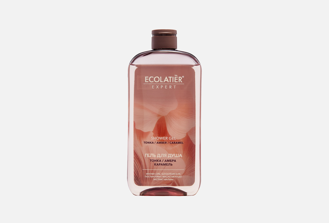 Гель для душа ECOLATIER Тонка, Амбра, Карамель 400 мл
