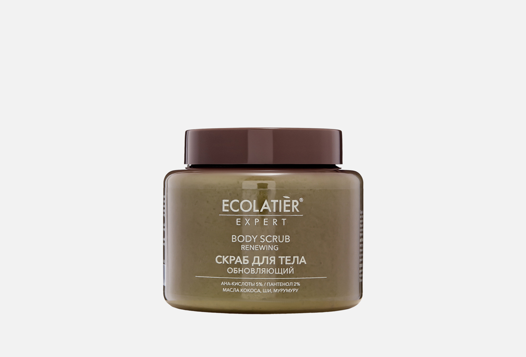 

Скраб для тела ECOLATIER, Обновляющий с AHA-кислотами 450 г
