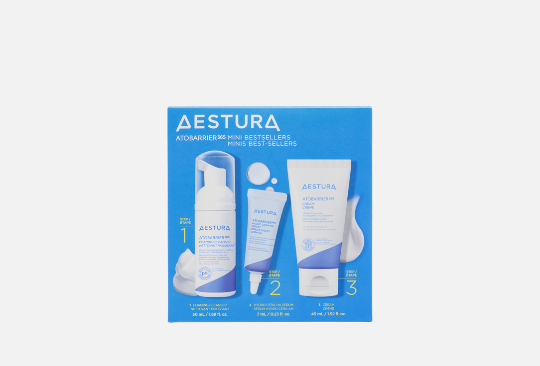 

Набор восстанавливающего ухода за кожей AESTURA, ATOBARRIER365 MINI BESTSELLERS 3 шт