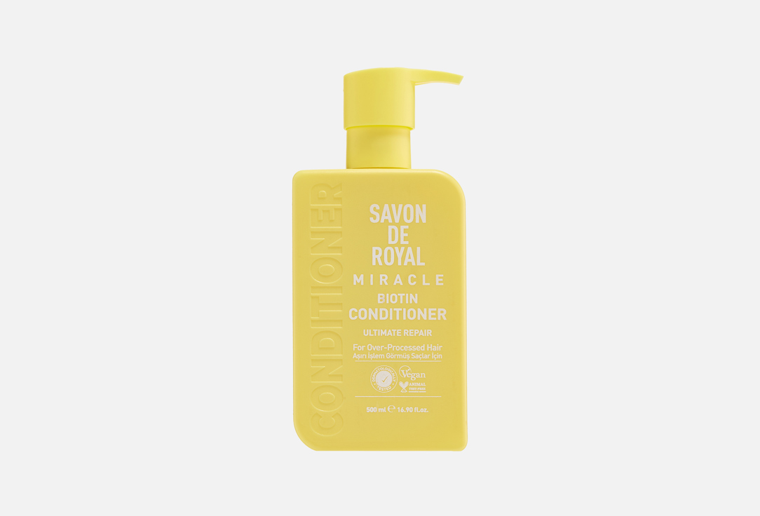 

Восстанавливающий кондиционер для волос SAVON DE ROYAL, Biotin 500 мл
