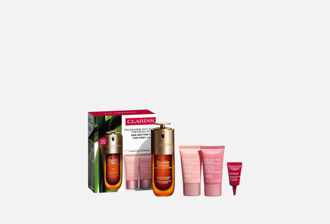 Изображение товара Набор для лица Clarins VALUE PACK LOYALTY DS 9 & MULTI-ACTIVE для омоложения