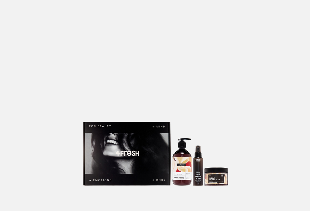 

Парфюмерный набор для волос 4FRESH BEAUTY, SOS Repair 3 шт