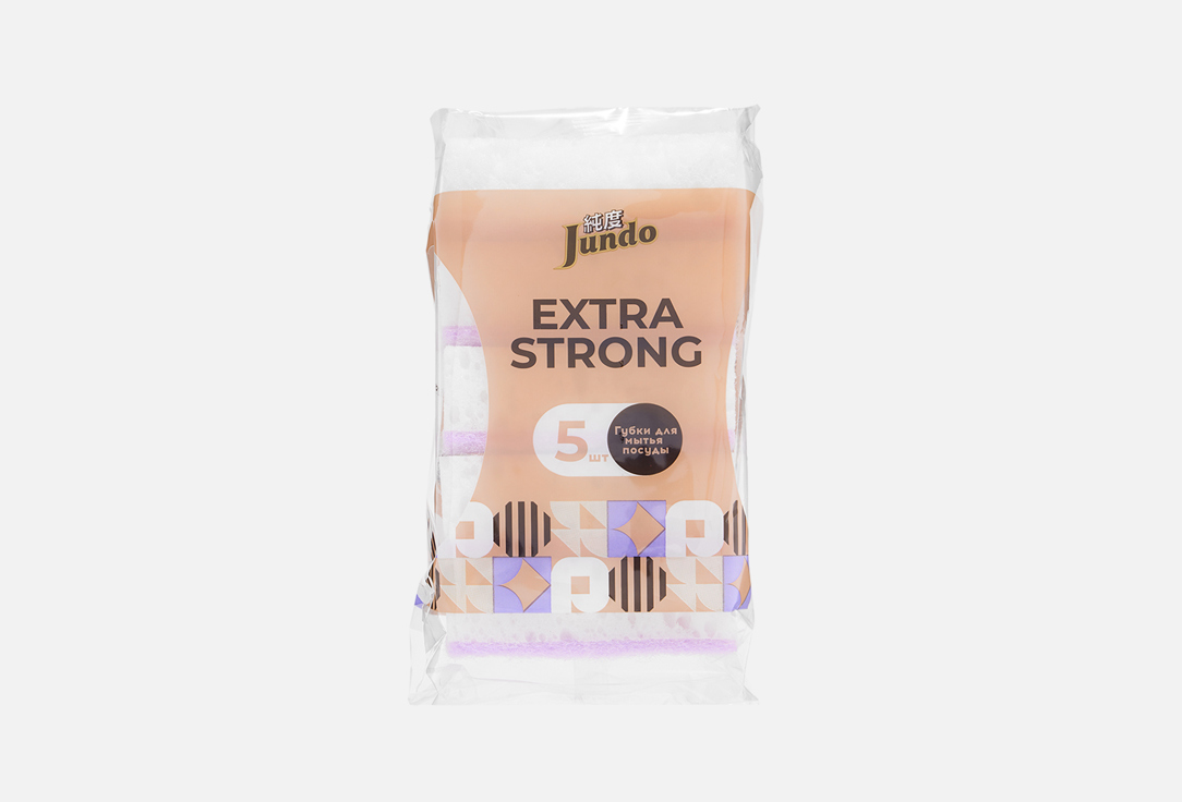 

Губки для мытья посуды JUNDO, Extra Strong 5 шт