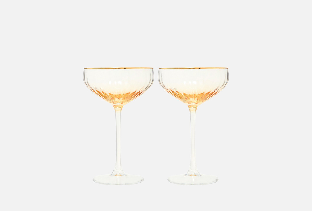 

Набор бокалов-креманок для шампанского REGENT INOX, Оранжевый, Linea ASTI 2 шт