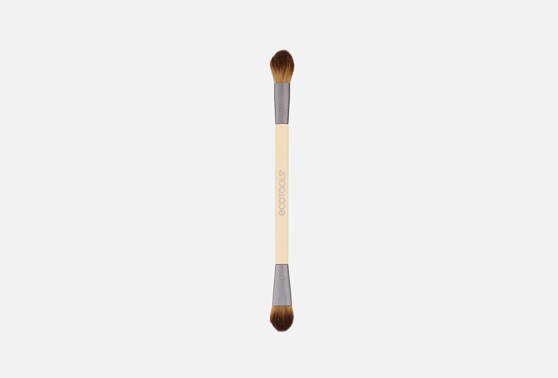Двусторонняя кисть для сухих и кремовых теней ECOTOOLS Core Dual Ended Cream + Powder Eye Brush 1 шт
