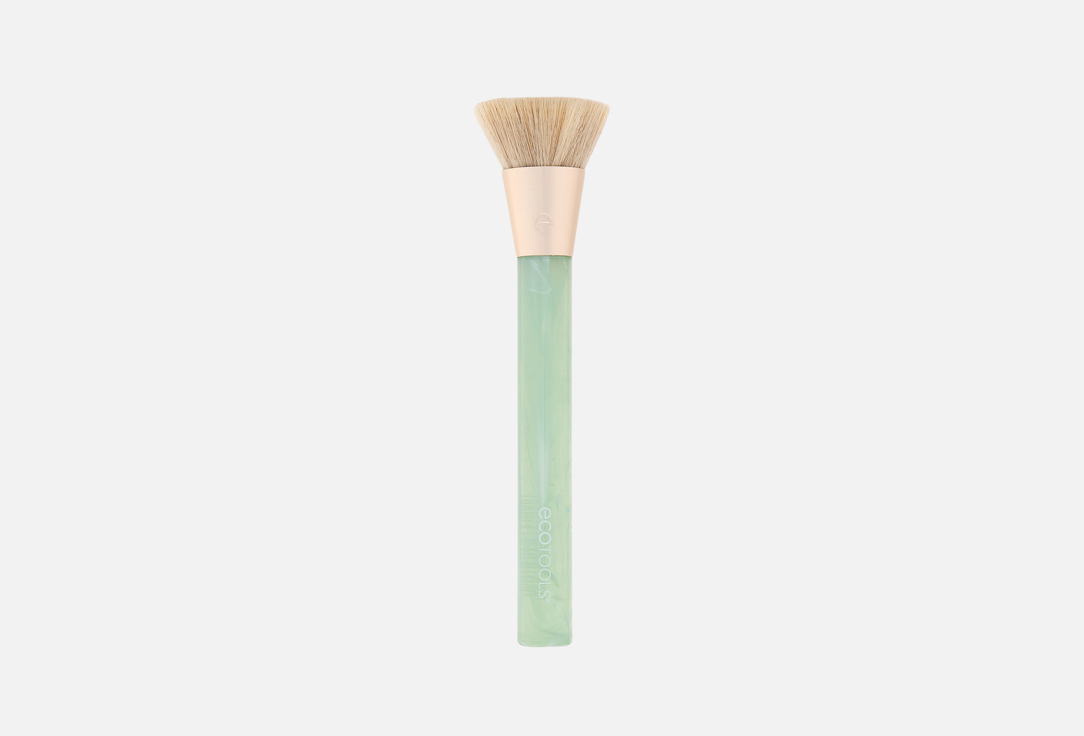 

Кисть для тональной основы и кремовой коррекции ECOTOOLS, Sea Gems Liquid Finishing Brush 1 шт