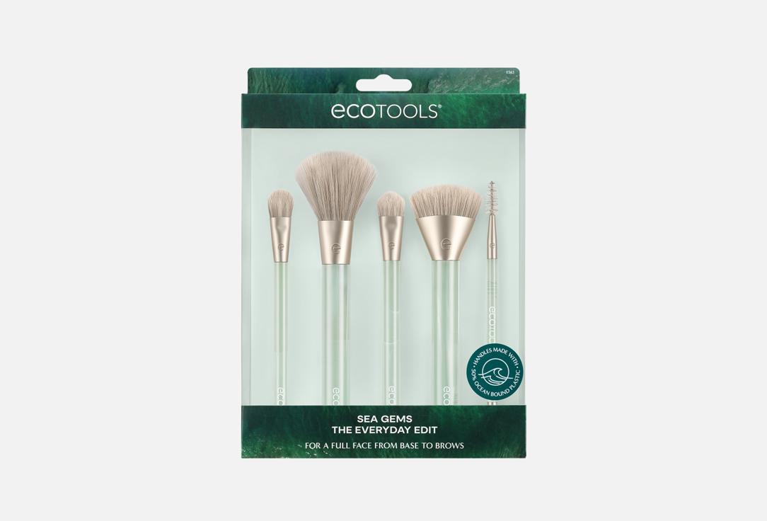 

Набор кистей для макияжа ECOTOOLS, Sea Gems Everyday Edit 5 шт