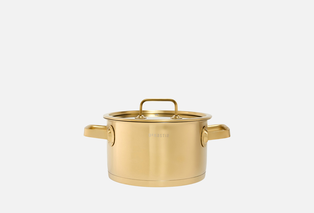 

Кастрюля с крышкой DENASTIA, Золотой, 20x11,5 1 шт
