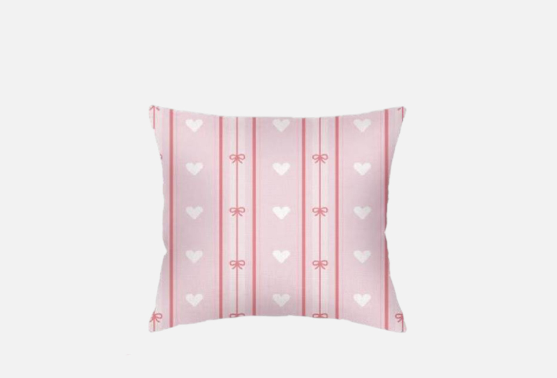 

Подушка декоративная ВОЛШЕБНАЯ НОЧЬ, Принт, Банты любви, 40х40 см 1 шт