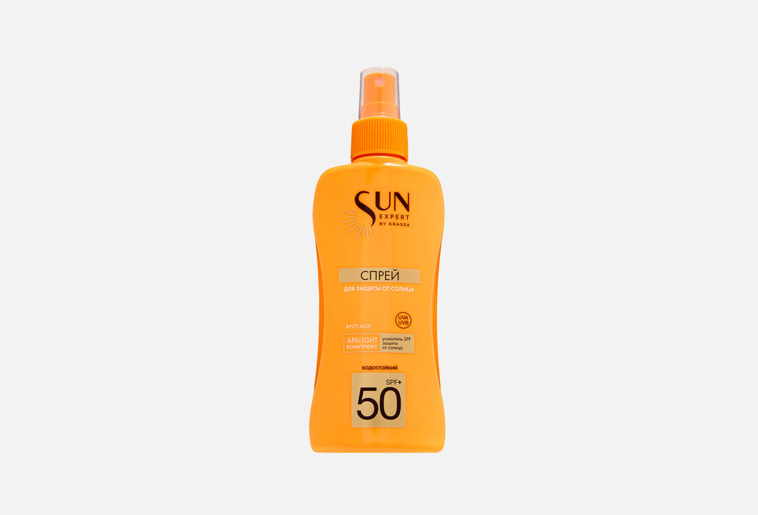 

Солнцезащитный спрей для тела SPF50+ KRASSA, Anti-age 180 мл
