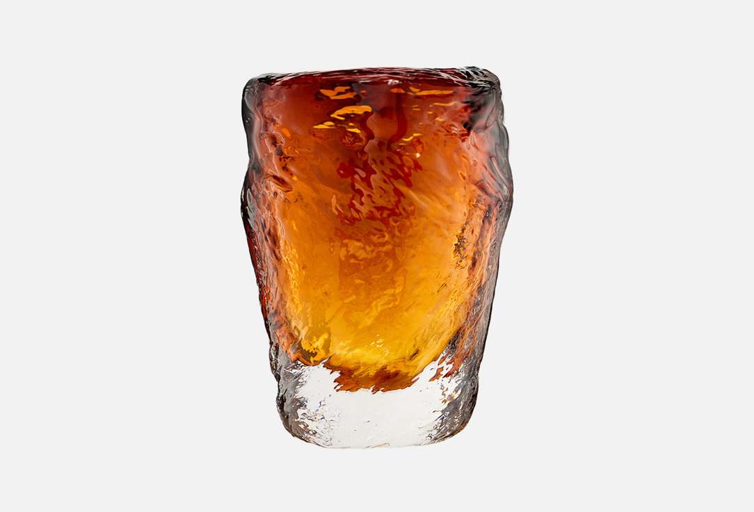 Изуми, стеклянная, янтарная, 11х11х15 см 1 шт