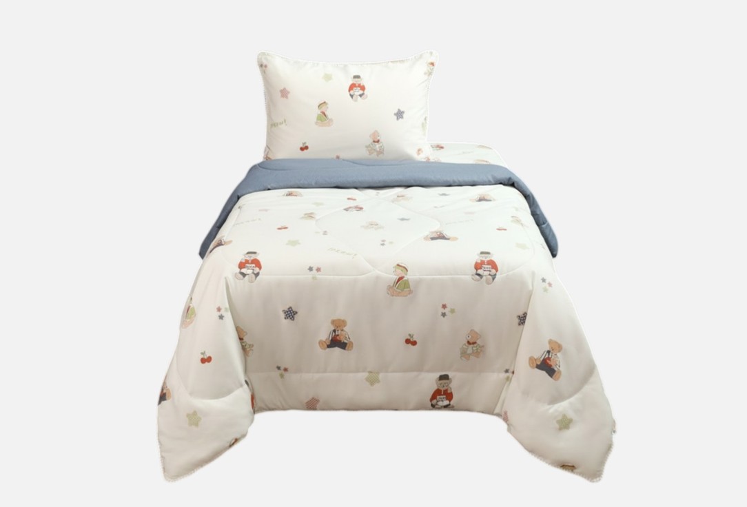 

Комплект постельного белья SOFI DE MARKO, Принт, Мишка, детский, полутораспальный 1.5-спальный мл