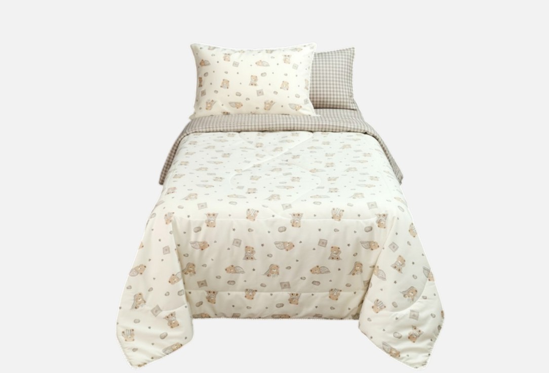 

Комплект постельного белья SOFI DE MARKO, Принт, Мишутки, детский, полутораспальный 1.5-спальный мл