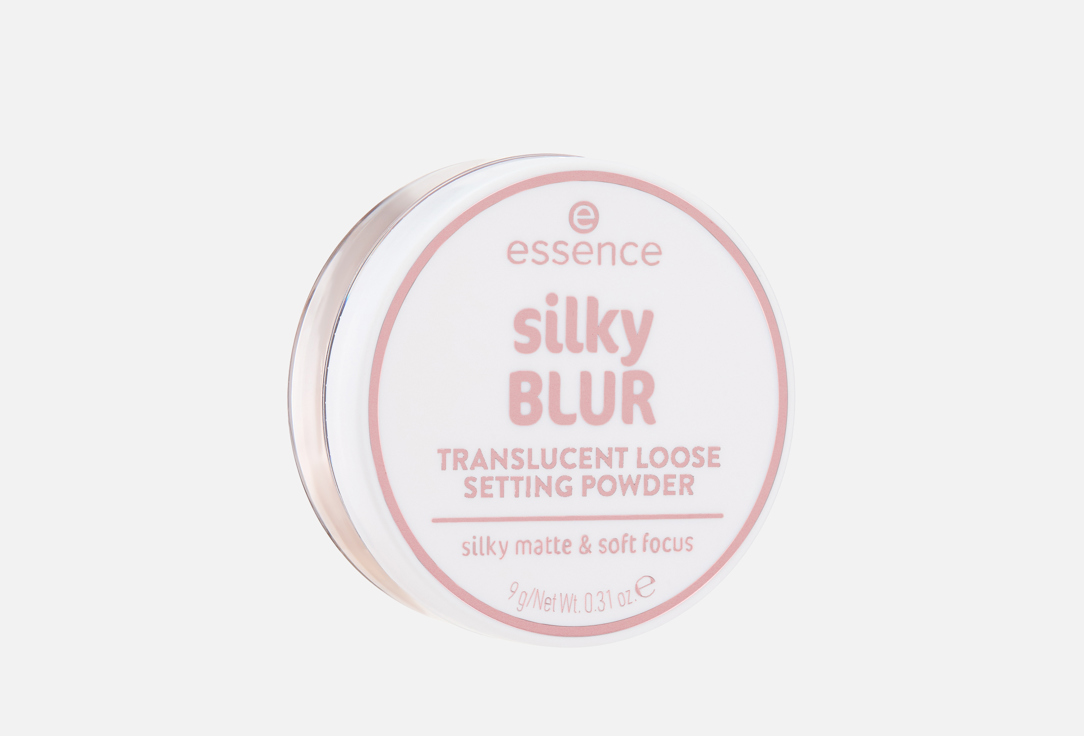 Рассыпчатая фиксирующая пудра для лица ESSENCE Silky BLUR 9 г