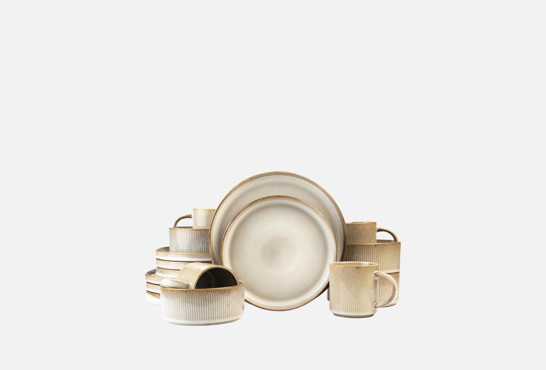 

набор столовый ELRINGTON, Мультиколор, FIONA AINA 16 шт