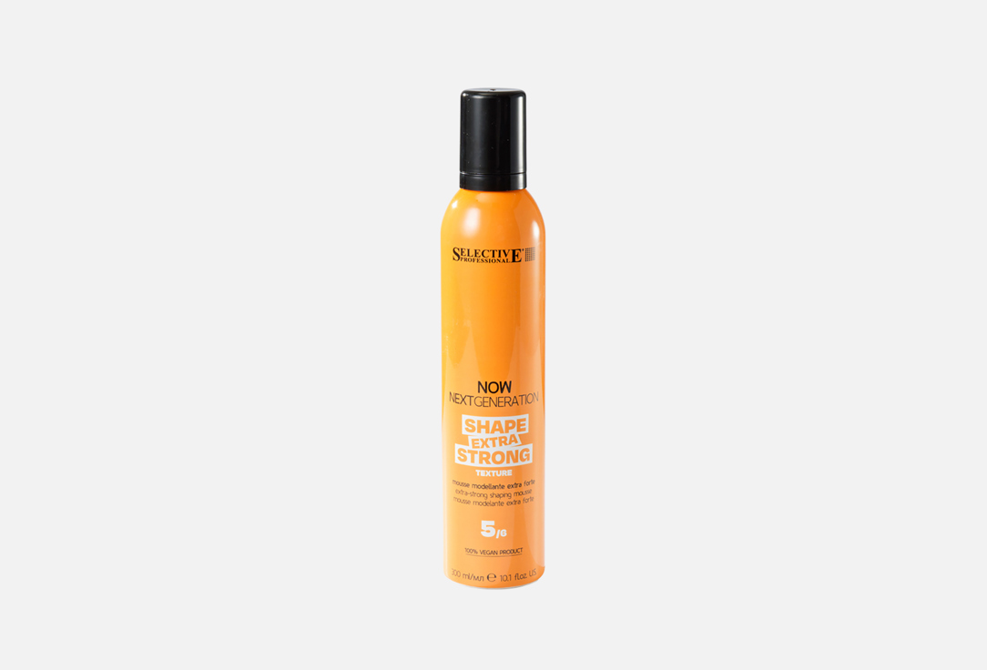 

Моделирующий мусс для волос экстрасильной фиксации SELECTIVE PROFESSIONAL, SHAPE EXTRA STRONG 300 мл