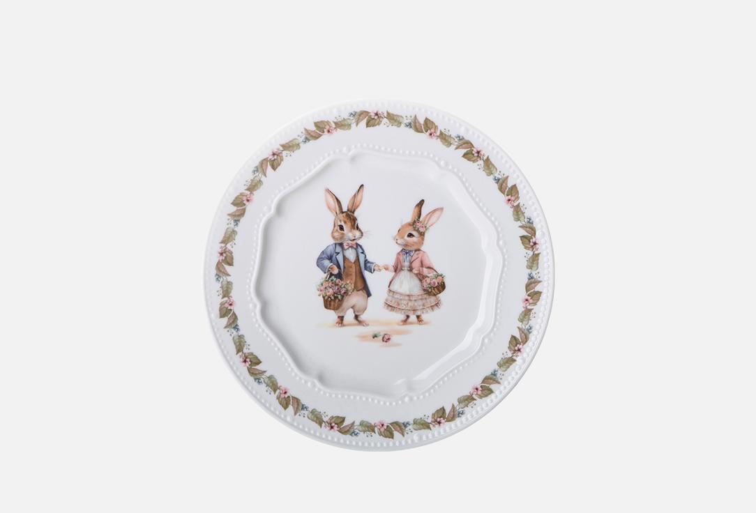 

ТАРЕЛКА ЗАКУСОЧНАЯ LEFARD, Принт, RABBITS FAMILY, 20.5 см 20.5 см