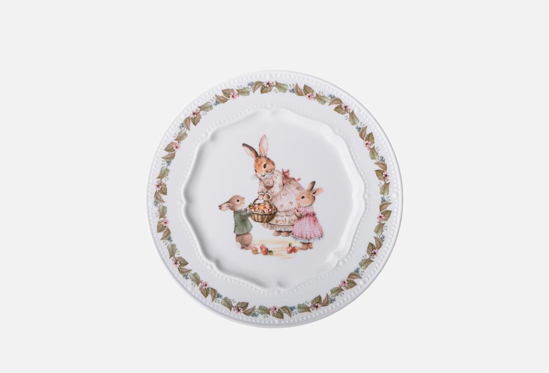 

ТАРЕЛКА ЗАКУСОЧНАЯ LEFARD, Принт, RABBITS FAMILY, 20.5 см 20.5 см