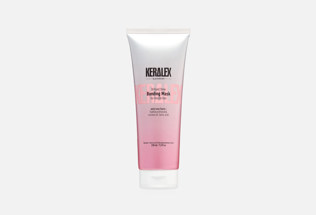 

восстанавливающая маска для блондированных волос KERALEX, Brilliant Shine Bonding Mask 230 мл
