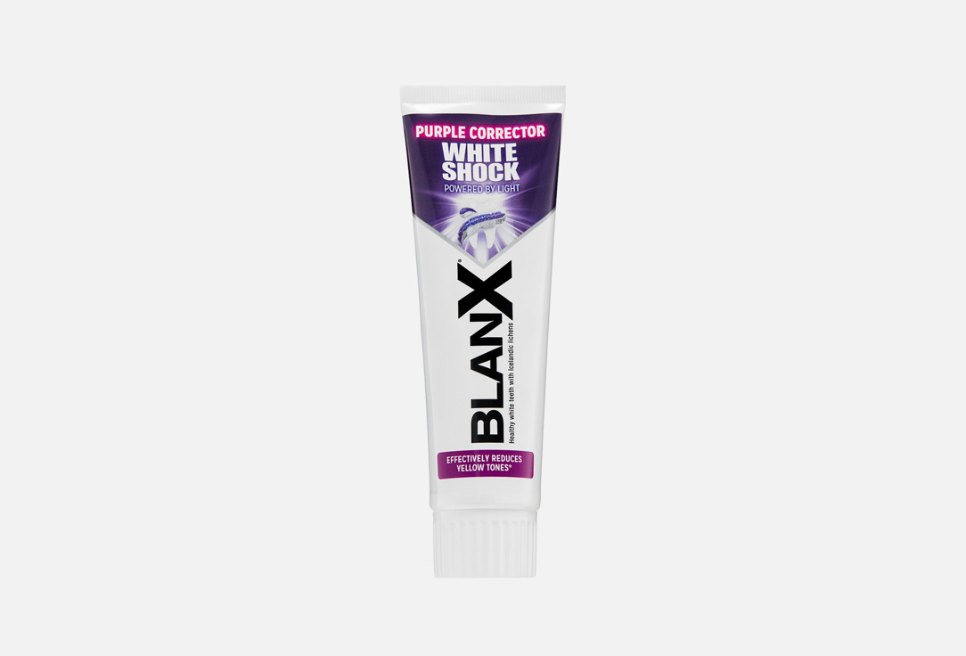 

Отбеливающая зубная паста BLANX, White Shock Purple Corrector 75 мл