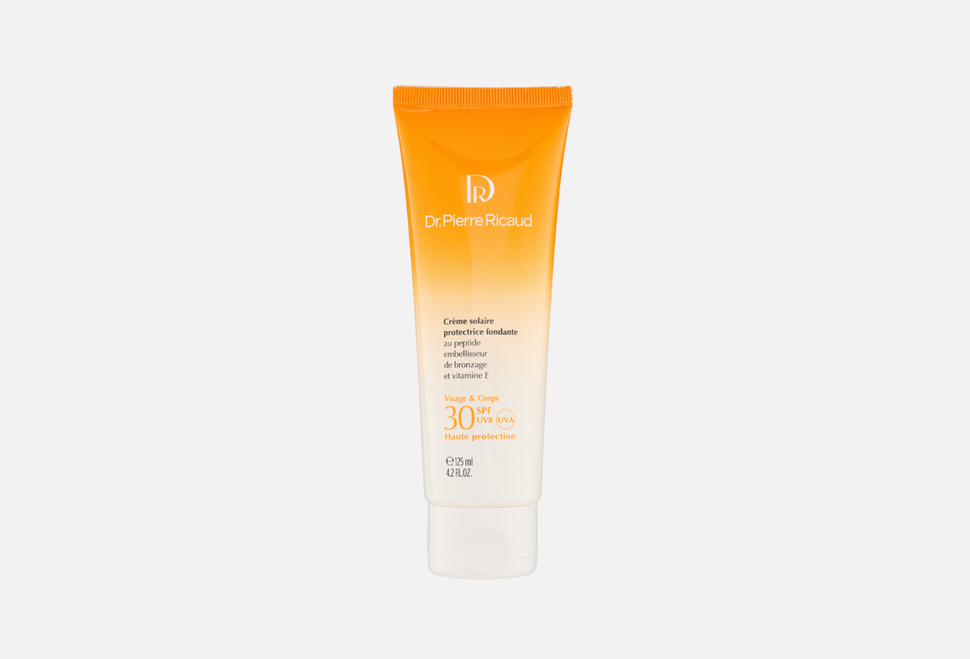

солнцезащитный крем для лица и декольте spf 50 DR.PIERRE RICAUD, Peptide & vitamin E 125 мл