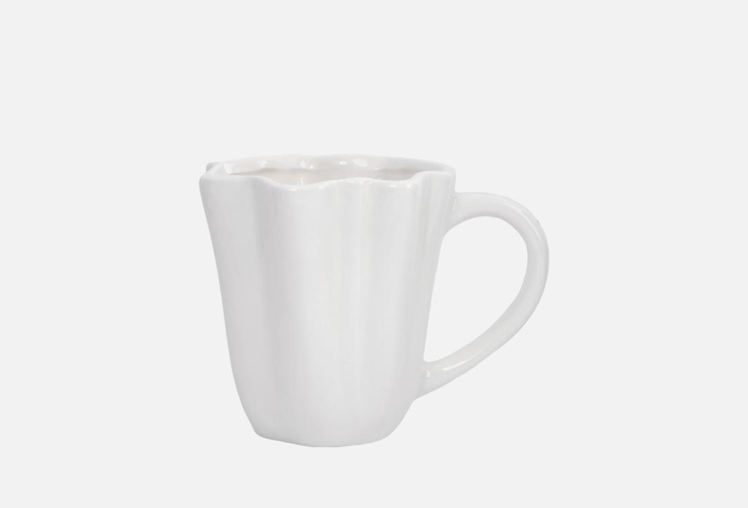 

Кружка ANNA LAFARG EMILY, Белый, Blossom, Мятый эффект 1 шт