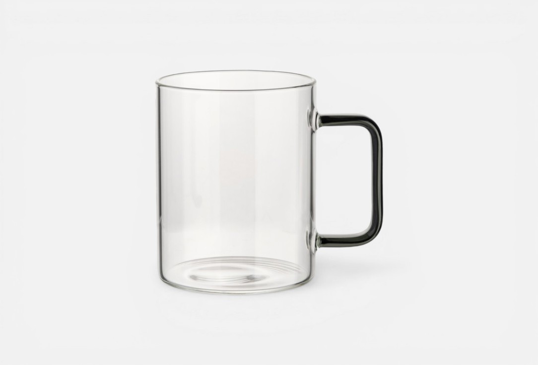 

Кружка ANNA LAFARG EMILY, Прозрачный, Серая ручка 1 шт