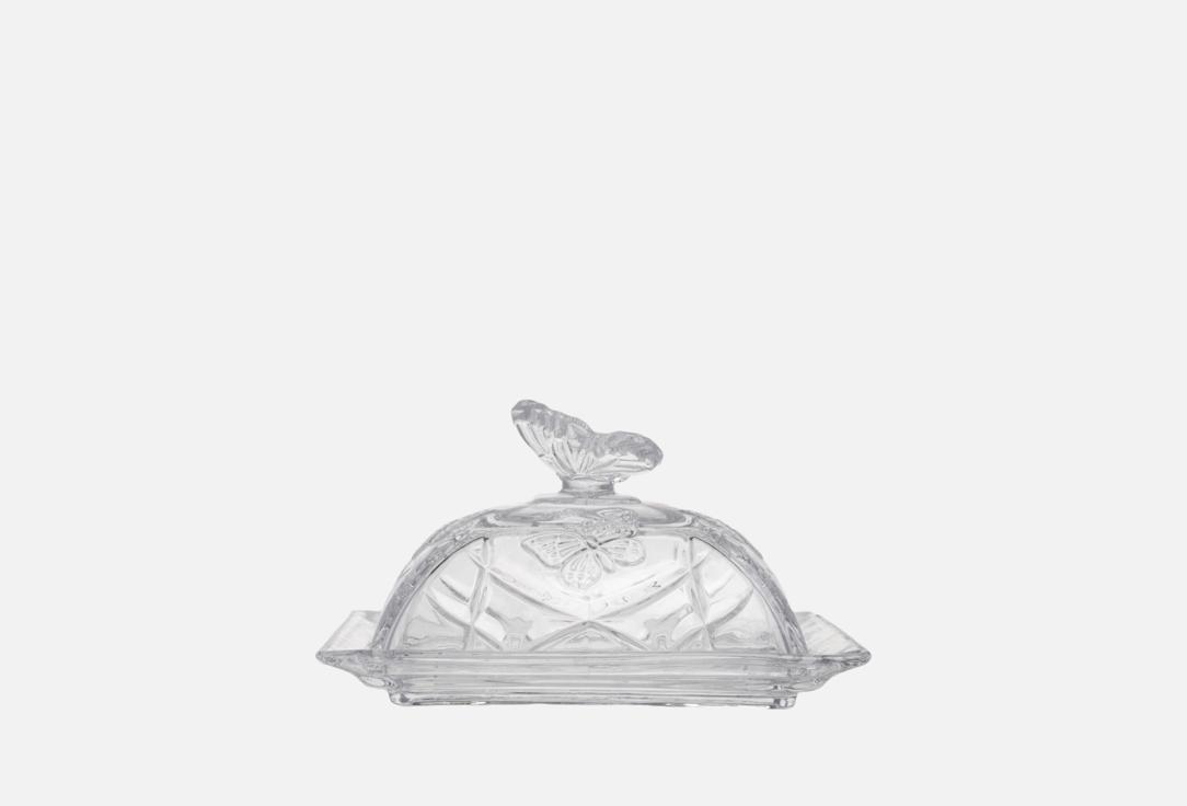 

Масленка ANNA LAFARG EMILY, Прозрачный, Butterfly, 17х12 см 1 шт