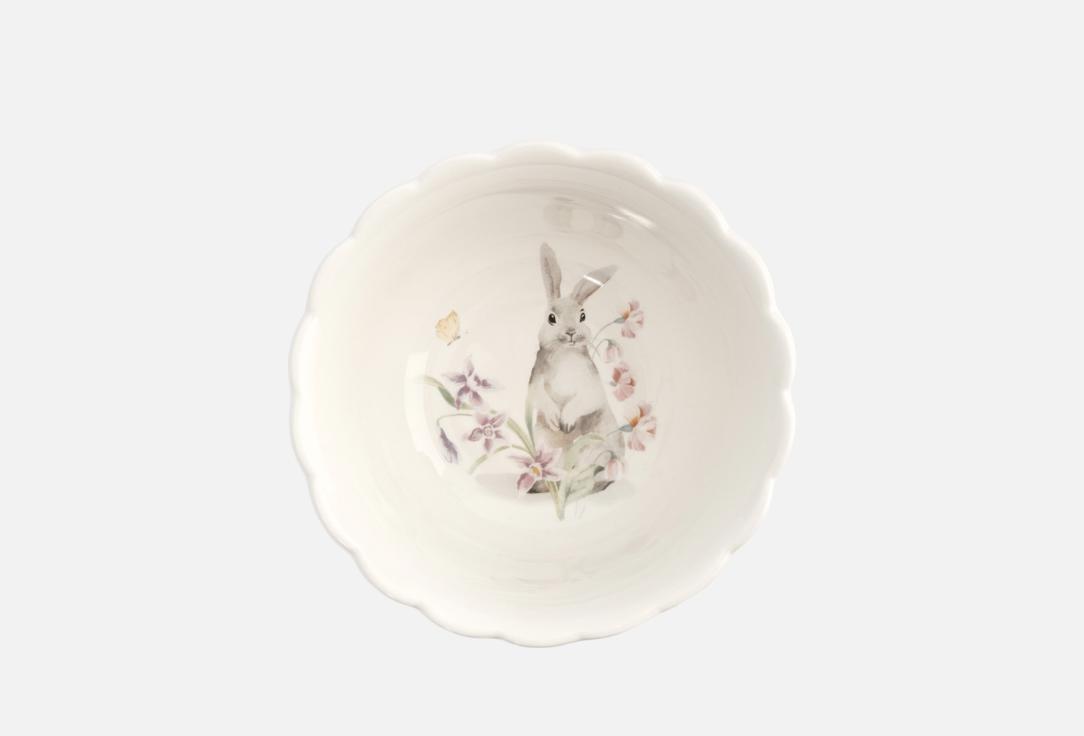 

Салатник ANNA LAFARG EMILY, Мультиколор, Flower Rabbit, Кролик с цветами, 15х7 см 15 см