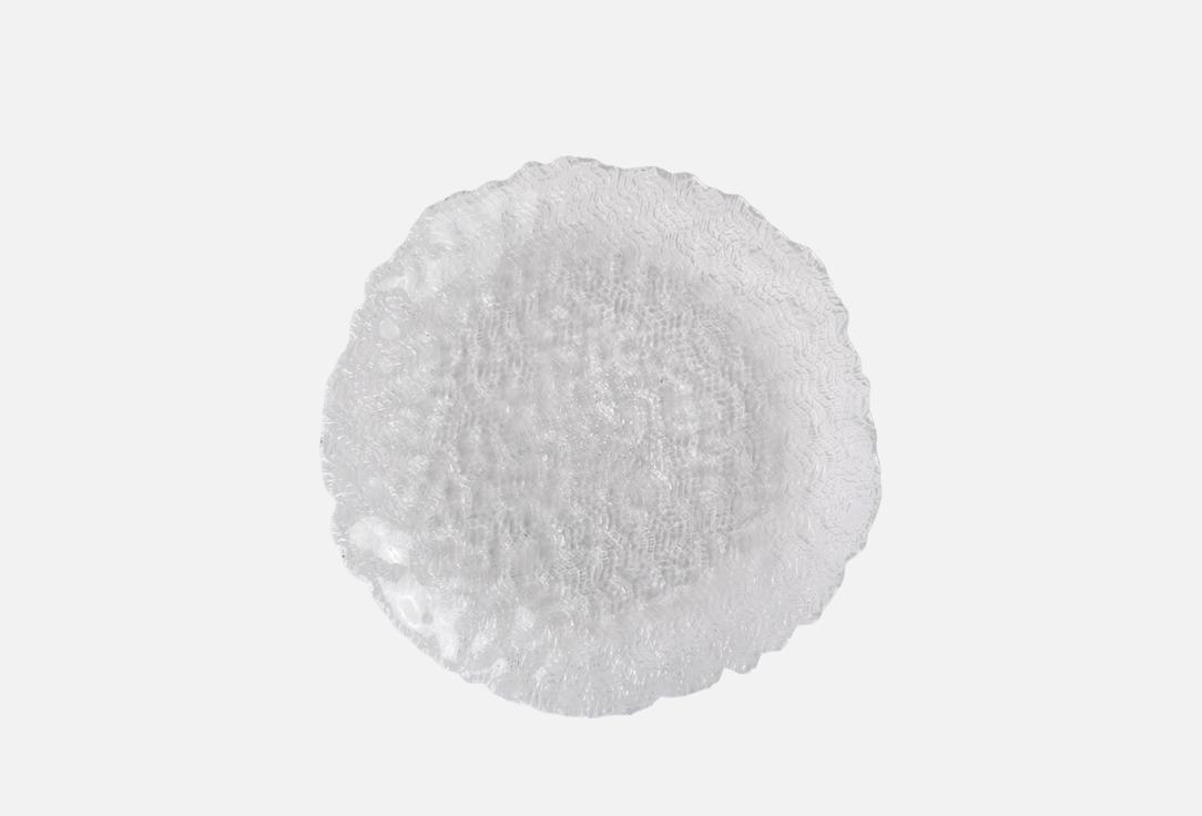 

Тарелка обеденная ANNA LAFARG EMILY, Прозрачный, Ripples, 26 см 26 см