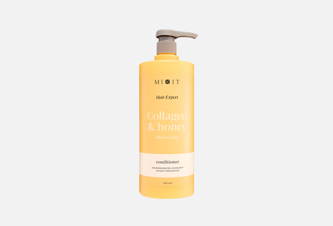 

Бессиликоновый кондиционер для волос MIXIT, Collagen & Honey 1000 мл