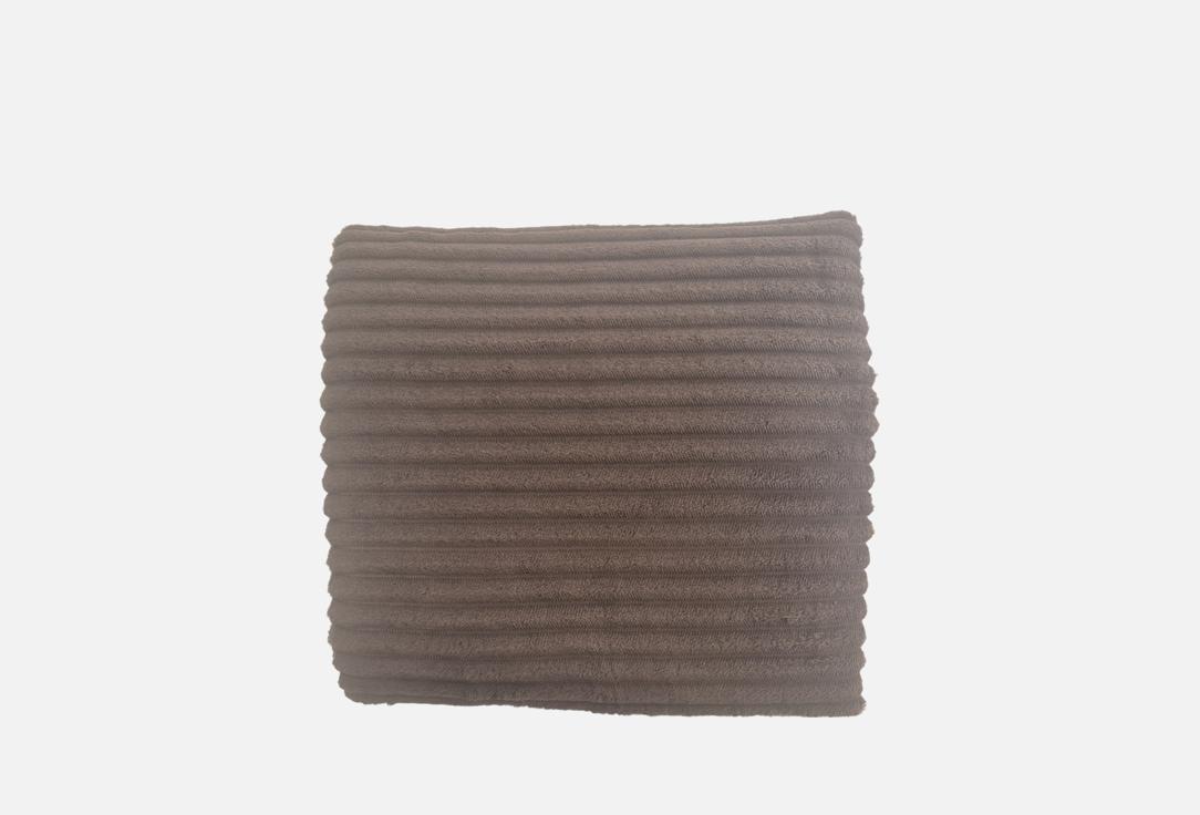 

Плед COTTON, Коричневый, Полоса, коричневый, 220х200 см 1 шт