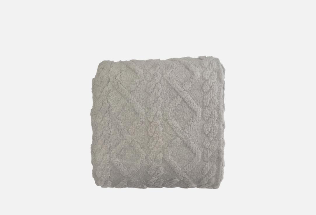 

Плед COTTON, Серый, Ромб, светло-серый, 220х200 см 1 шт