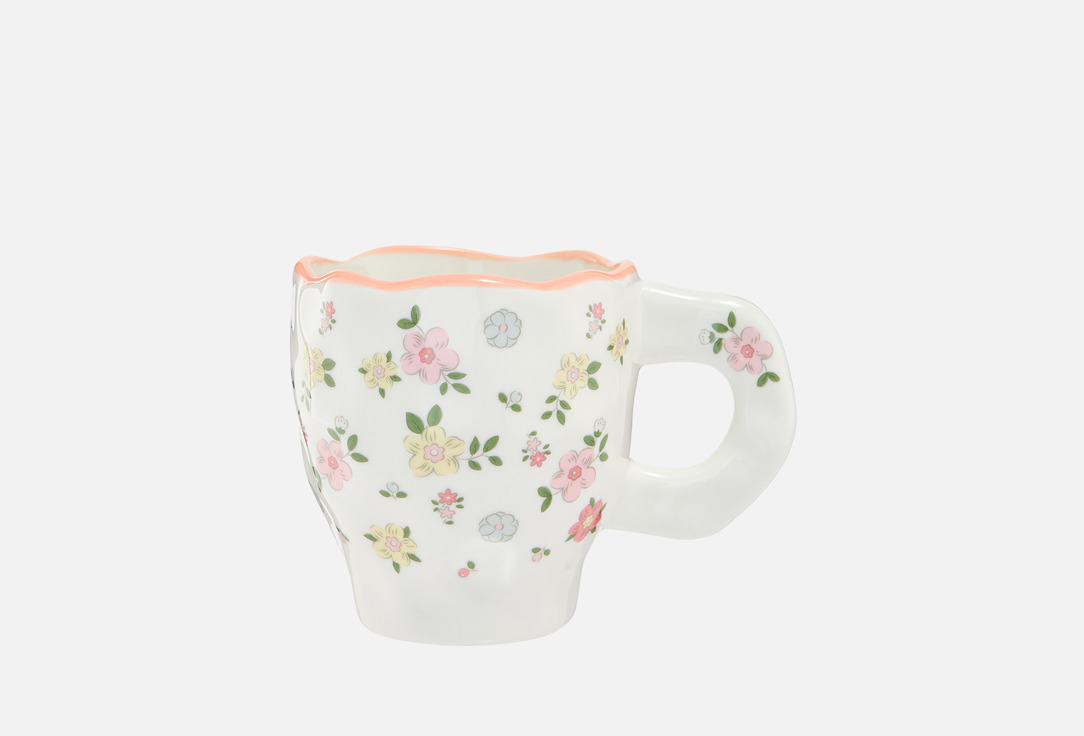 

Кружка TOPGIFT, Принт, Цветочный принт 1 шт