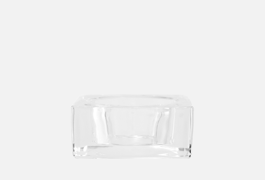 

Подсвечник TOPGIFT, Прозрачный, Квадратный, 5x5x2 см 1 шт