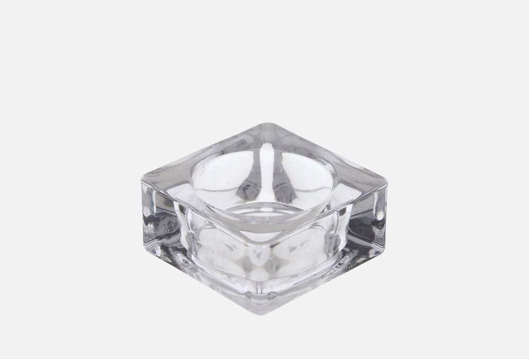 

Подсвечник TOPGIFT, Прозрачный, Квадратный, 5x5x2 см 1 шт