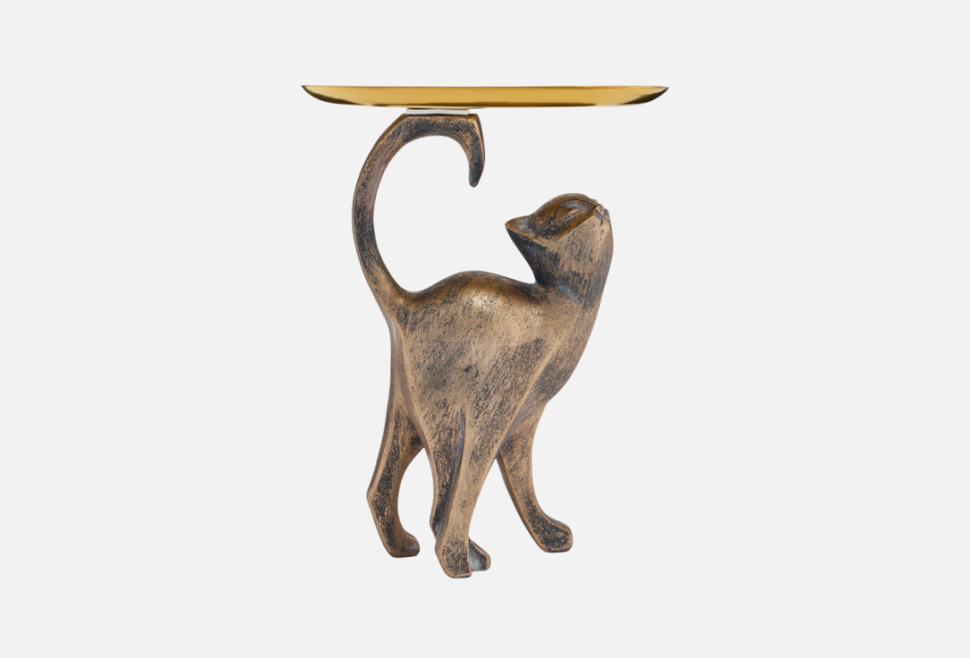 

Фигурка декоративная TOPGIFT, Коричневый, Кошка, 17,5x8,5x22,5 см 1 шт