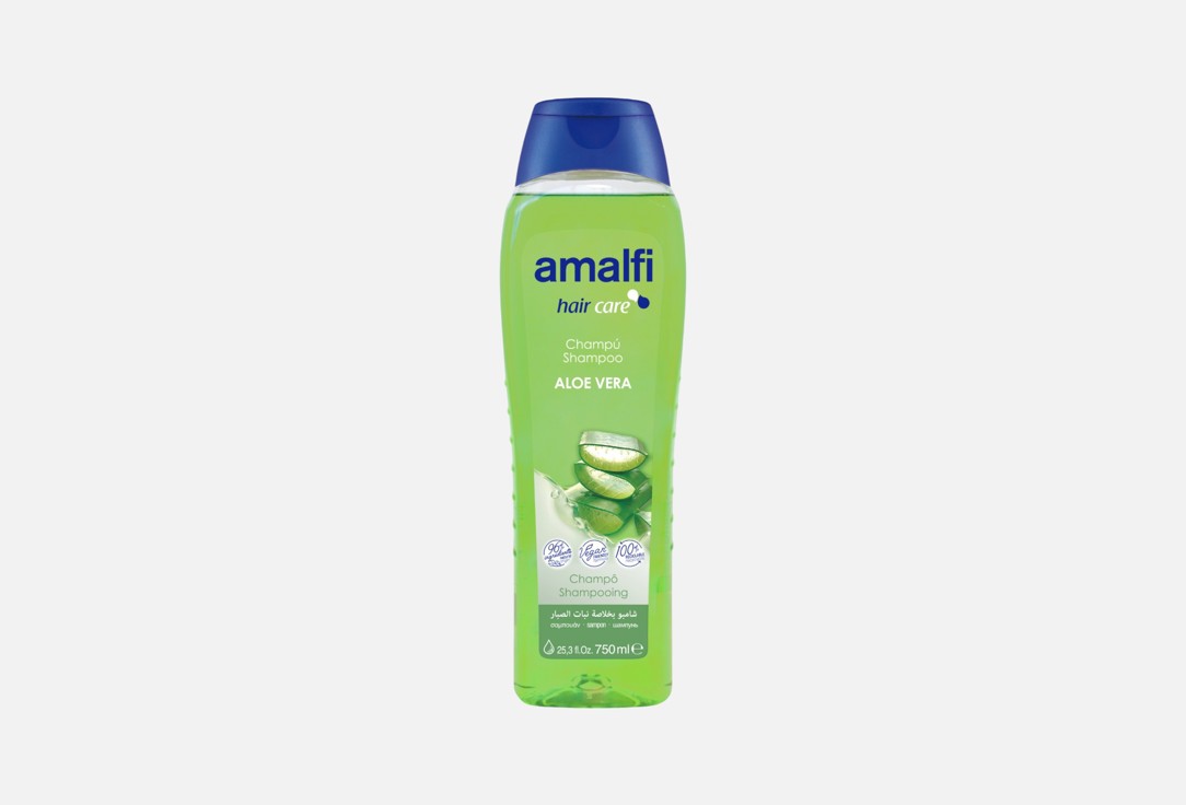 

шампунь для всех типов волос AMALFI, Aloe vera family care 750 мл